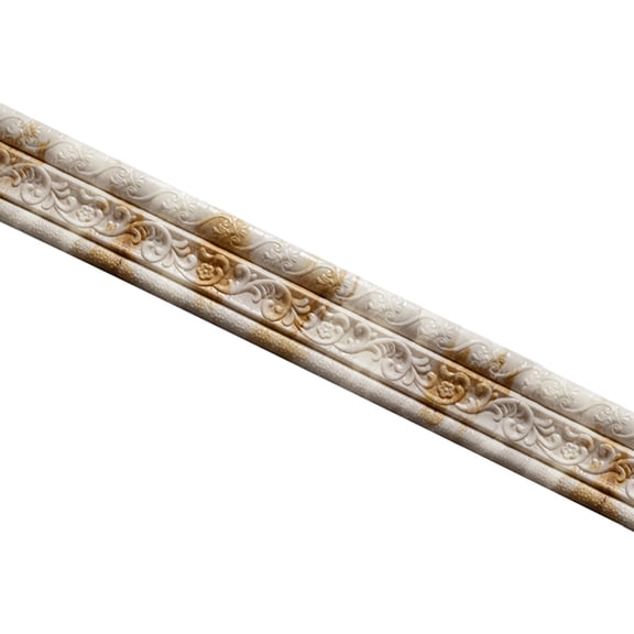 Clearance Wall stickers under $1,Wall Trim Line Skirting Border 3D Pattern Sticker Decorative Adhesive Wall Border Strip Foam Molding Trim For Home Baseboard Corner Line Wall Waist Lines Wallpap