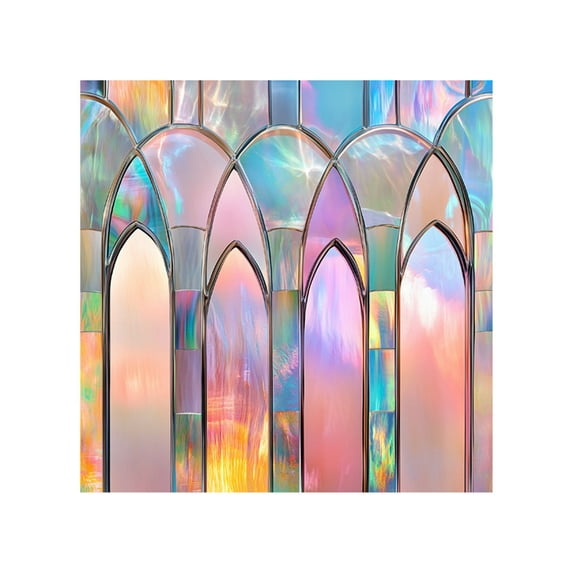 Clearance Wall stickers under $5,Colorful Static Cling Window Decals Removable PVC Glass Sticker For Home Decor Self Adhesive Window Film With Flower Designs