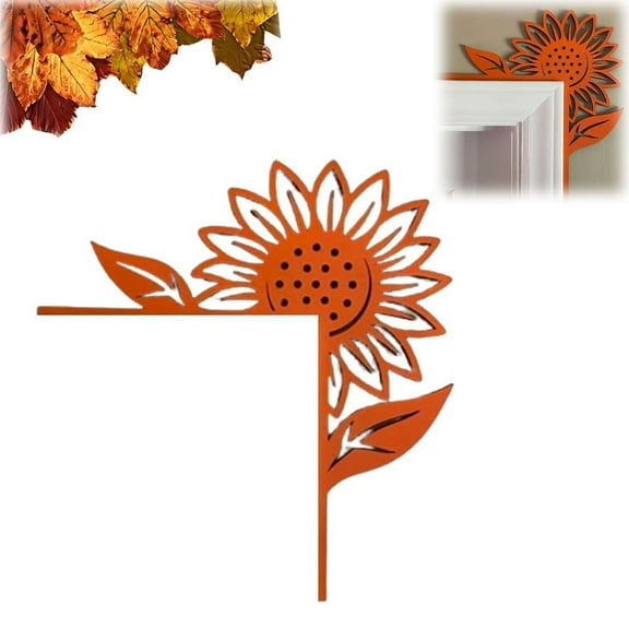 Clearance Wall stickers under $5,Fall Door Topper Wooden Door Opper Door Corner Window Decoration For Mantle Fireplace Table Indoor Outdoor Autumn Halloween Decor Fall Thanksgiving Decoratio