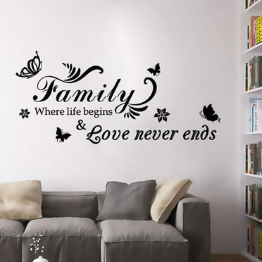 Clearance Wall stickers under $1 PVC Stickers Family Stickers a Living Are Wall Room Decoration We Wall Sticker