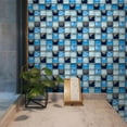 thumbnail image 1 of Clearance Wall stickers under $5,10PCS Self-adhesive Bathroom Kitchen Decor Home Wall 3D Tile Sticker, 1 of 7
