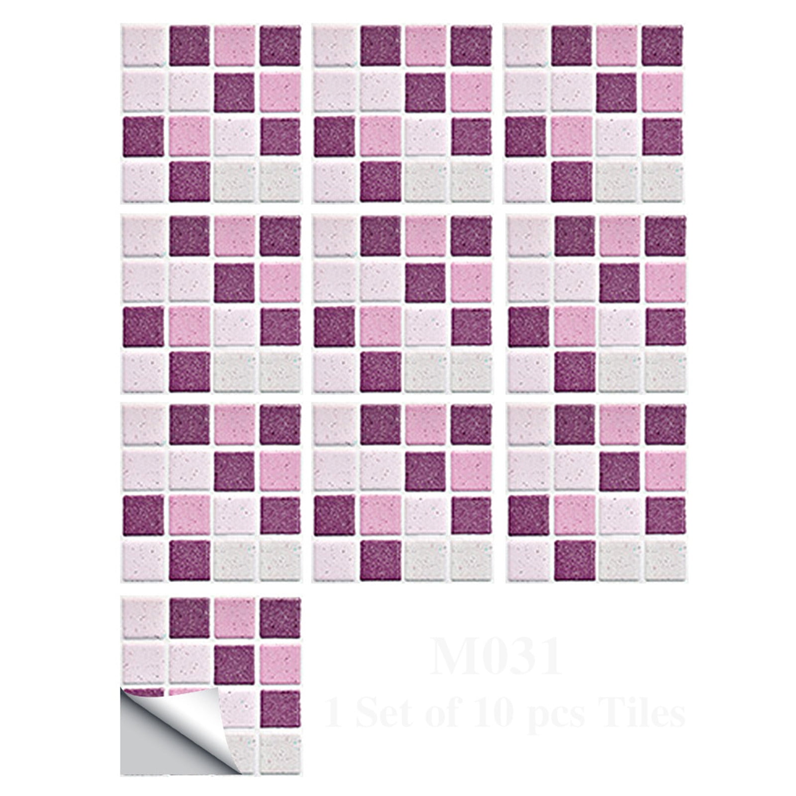 Clearance Wall stickers under 6 1Set 10pc Self Adhesive Tile 3D