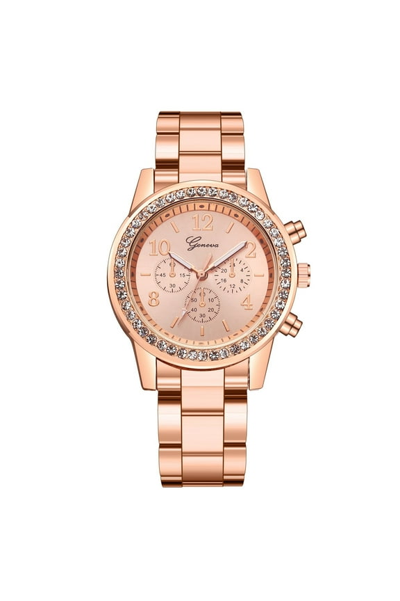 Watches for Women,Stainless Steel Women's Quartz Watch,Womens Casual Crystal Wrist Watch Matching Dress,Mother's Day Gifts for Mom