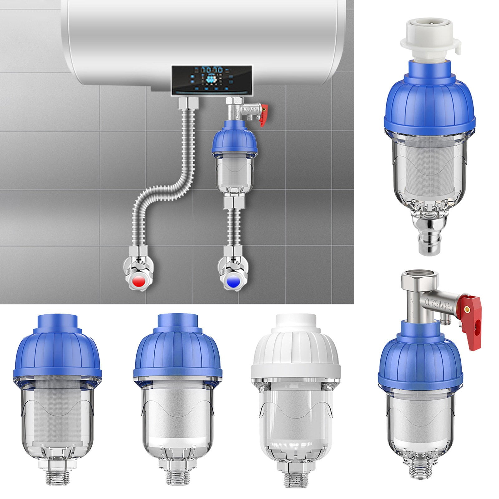 Clearance Water Heater Pre Filter With Stainless Steel Net Reusable