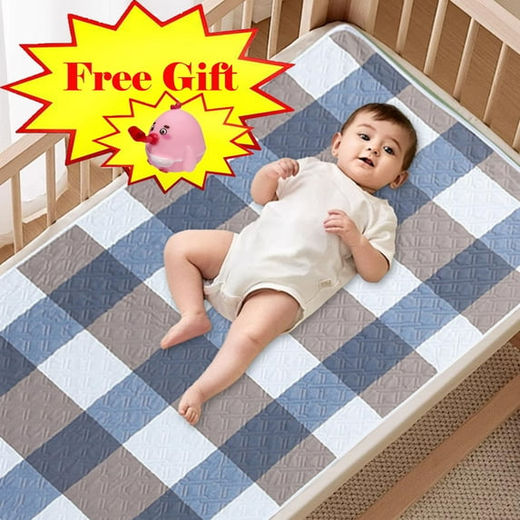 Clearance! Waterproof Reusable Incontinence Bed Pads,Absorbent Large Quilted Waterproof Bed Pads for Adult and Pets 100x150cm A