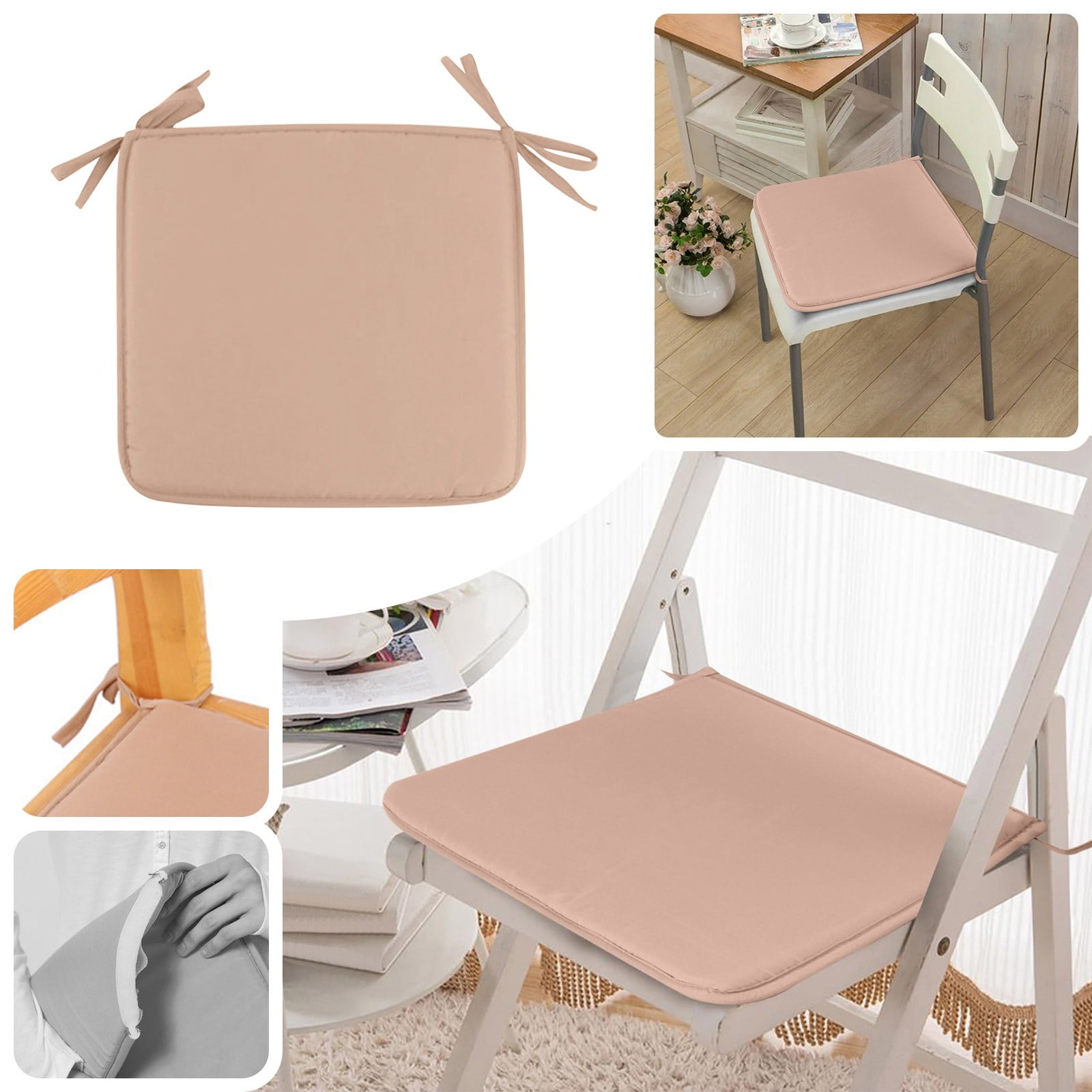 Clearance,Weaklki Home Decor,Square Strap Garden Chair Pads Seat
