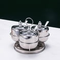 Clearance,Weaklki Tools,Spoons,304 Stainless Steel Seasoning Pot Suit