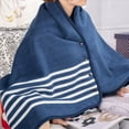 thumbnail image 1 of Clearance! Wearable Plaid Fleece Blanket With Button Nordic Shawl Blankets,For Office Sleep Winter Warm Travel Sofa Bed Throw Blanket,Soft Unique Personalized Gift Idea for Coworker B, 1 of 3