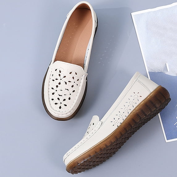 Clearance Wedge Sandals for Women, Xunlbb Women's Fashion Casual Spring New Style Solid Color Hollow Breathable Shoes(Beige,Size:36)