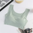 thumbnail image 1 of Clearance! Weikingp Bras for Women Bras for Women Thin Padded Comfort Wireless Bra Breathable Bralette for Sleep Everyday Bra Bralettes for Women Push Up Bra Green 3Xl, 1 of 9