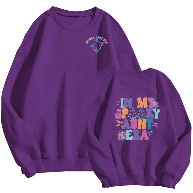 Clearance! Weikingp Sweatshirt for Women 2024 Front and Back Print