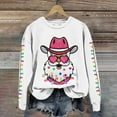 Clearance!Weikingp Womens Tops Women'S Santa Print Crew Neck Long