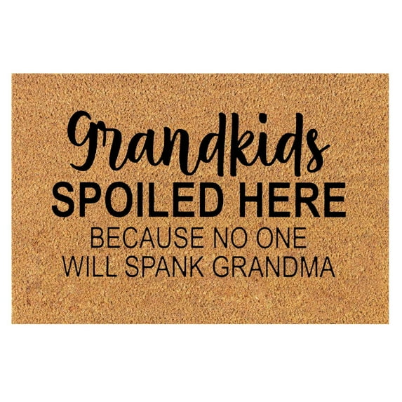 Clearance Welcome Indoor Outdoor Door Mats Non Slip Grandkids Welcome (Others Tolerated) Doormat Rug Custom Door MatFront Door Outdoor Entrance Porch Mat With Slip Polyester Floor Mat