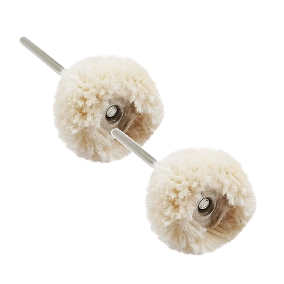 Clearance Wheel Brush under $5,20Pcs Polishing Buffing Wool Cotton Wheel Brush For Kits 2PC