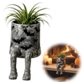 thumbnail image 1 of Clearance! Whimsical Halloween Hanging Legs Planter, Bat, 1 of 9