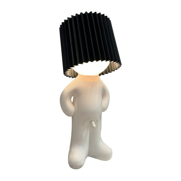 Clearance Hamster Whimsical Shy Boy Table Lamp Creative Night Light for Kids Adorable Lighting for Playrooms And Bedrooms