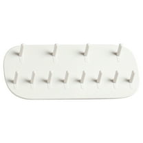 Clearance! White Jewelry Storage Hook Wall Mounted No Drill Jewelry Display Rack Elegant Accessory Organizer For Necklaces Earrings And Bracelets