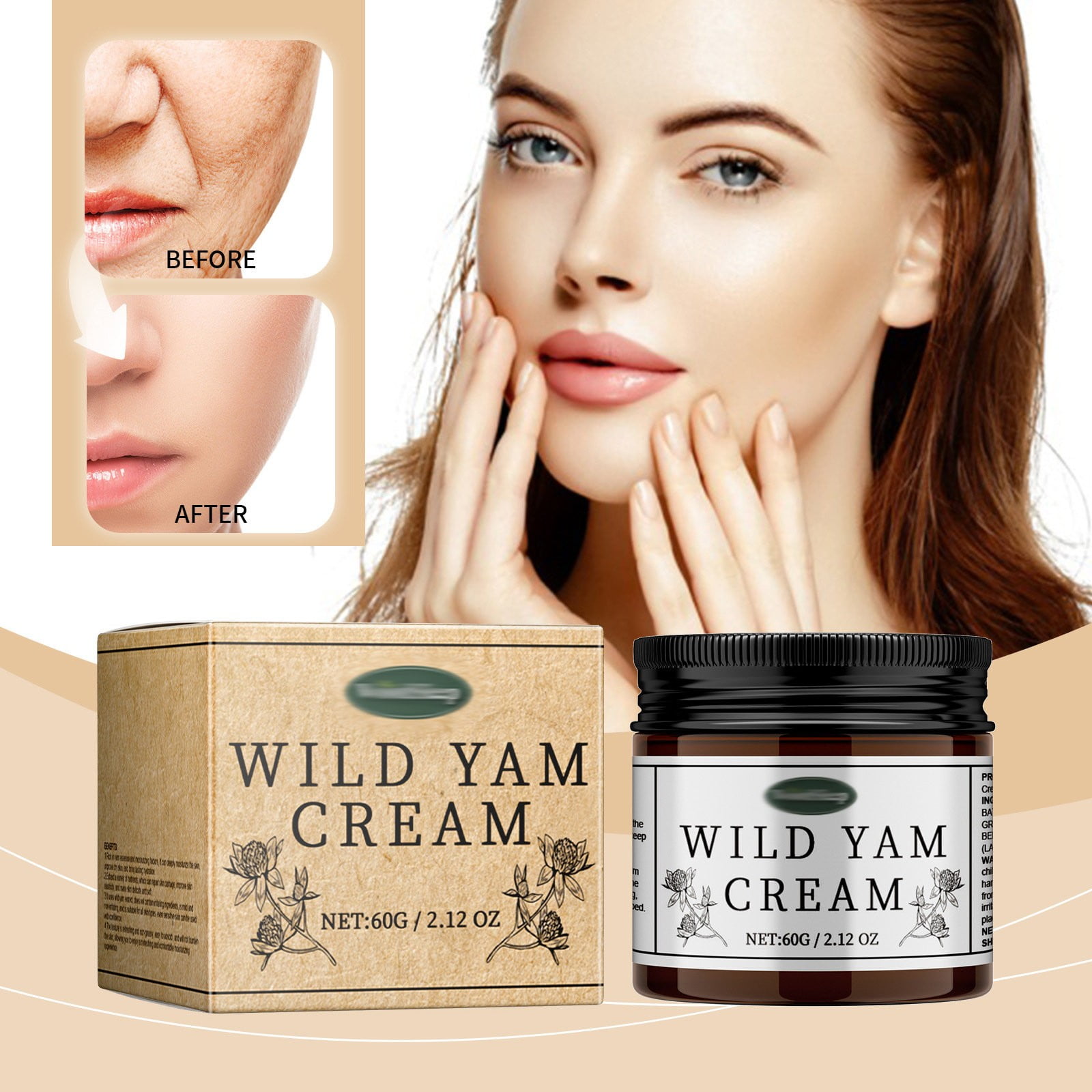 Clearance! Wild Yam Root Cream (2.12oz) - Organic Balancing Cream for ...