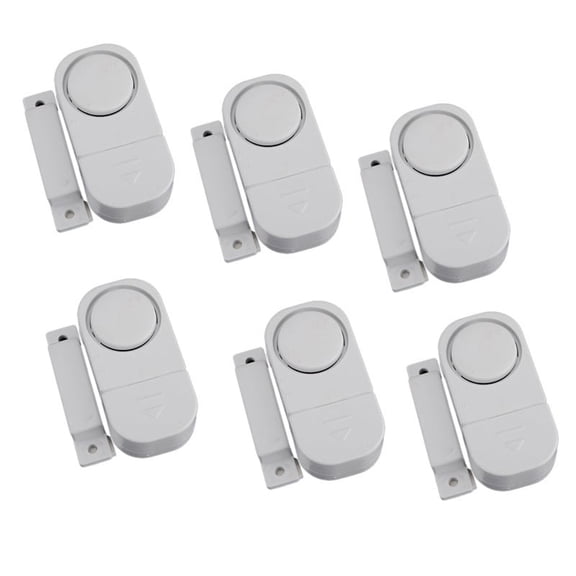 Clearance Window Alarm, 12-Pack Mini Window Door Entry Alarm Burglar Security Alarm System Magnetic Sensor Protector for Home