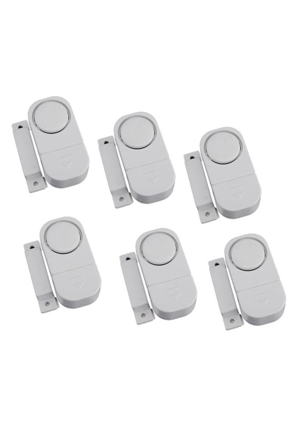 Clearance Window Alarm, 12-Pack Mini Window Door Entry Alarm Burglar Security Alarm System Magnetic Sensor Protector for Home