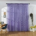 thumbnail image 1 of Window Curtains for Bedroom Living Room Long Curtains Linen Curtains with Snowflake Pattern Sheer Curtains Christmas Curtains & Drapes (1 Panels, 39.37 Inches Wide by 106.3 Inches Long), 1 of 8