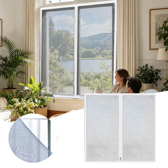 Clearance! Window Net Screen Mosquitero Para Puertas De Casa Customizable Sheer Curtain for Living Room Lightweight Transparent Window Drapery for Privacy and Light Diffusion Airy Curtain for Home