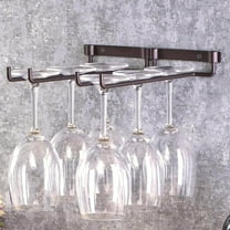 Clearance Wine & glass racks Wine Tieryi Rack Hanging Tall Rows Red Frame Wine Cup Kitchen Rack Glass 2 Kitchen，Dining Bar Multicolor