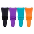 thumbnail image 1 of Clearance Wine stopper under $5,Wine Bottle Stopper Color Silicone + Stainless Steel Wine Stopper Beverage Bottle Stopper, 1 of 1