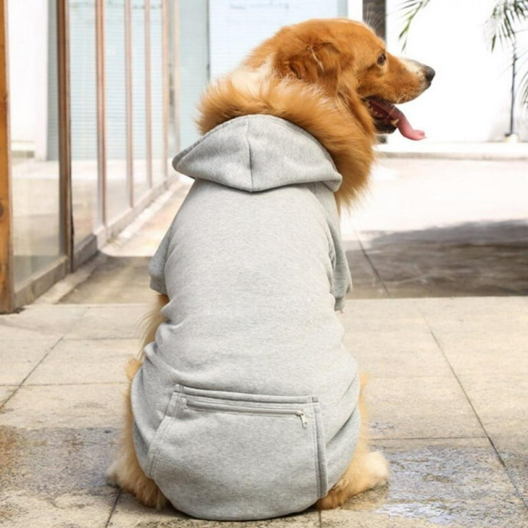Clearance Winter Dog Clothes Pure Color Cat Dog Hoodie Autumn