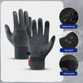 thumbnail image 1 of Hvmvliv Winter Gloves Men Outdoor Warm Gloves Water-Proof Windproof Sports Winter Non-Slip Gloves Winter Skiing Cycling Warm Gloves for Unisex Gray, 1 of 5