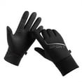 thumbnail image 1 of Clearance! Winter Gloves Men Winter Touchs Screen Gloves Outdoor Warm Gloves with Thermal Soft Knit Lining Non-Slip Gloves Windproof Water-Proof Sports Winter Gloves Black, 1 of 5