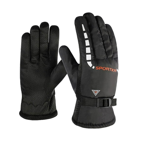 Hvmvliv Winter Gloves Outdoor Ski Gloves Winter Gloves for Unisex Touchs Screen Warm Gloves Winter Warm Gloves with Thermal Soft Knit Lining Red