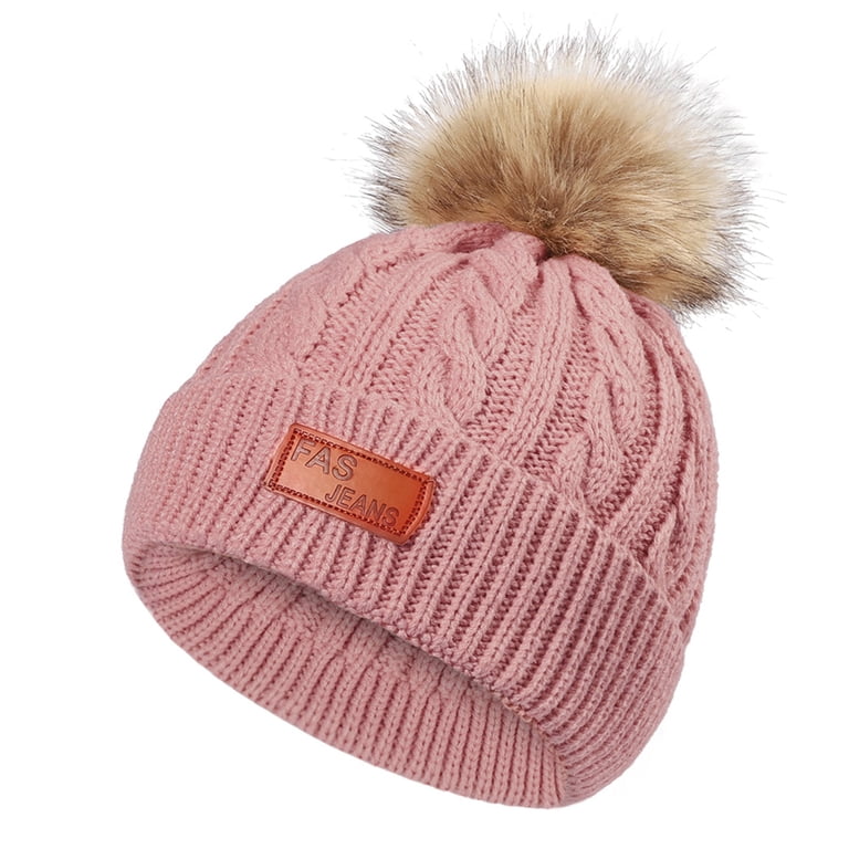 Clearance Winter Hat for Girls Boys Kids Beanie with Double  display picture 2