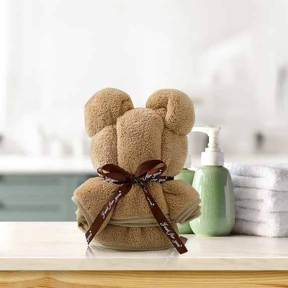 Clearance Wipes under $5 Bath Towel Baby Gift Bear Shape Packed Coral Velvet Gift Pineapple Plaid Towel Gift Bear Towel