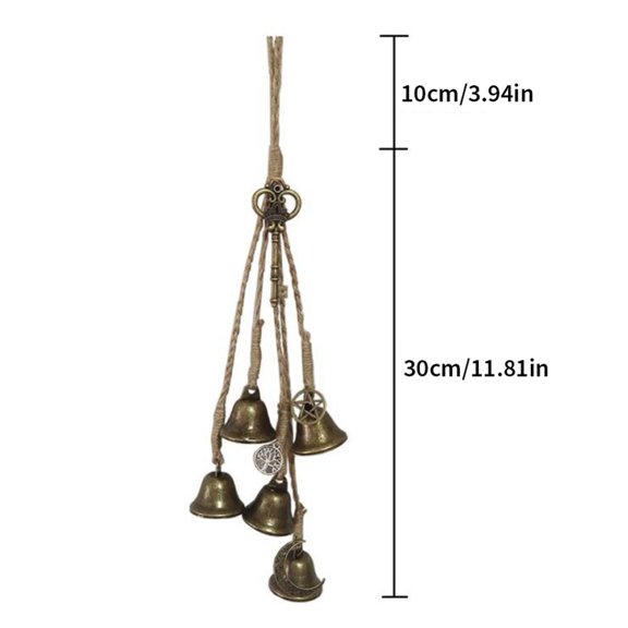 Clearance!Witch Bells Handmade for Attracts Positive And Drive Out Negative Witchy Decor