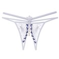 thumbnail image 1 of Clearance Women Lingerie Thongs Panties Ladies Hollow Out Underwear White One Size(One Size), 1 of 1