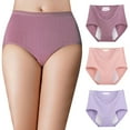 thumbnail image 1 of Women'S Panties Butt Lifting Panties High Waisted Large Size Pure Cotton and Hygroscopic Underwear High Waisted Menstrual Pants Underwear Anti Side Leakage Aunt Pants Period Panties, 1 of 6