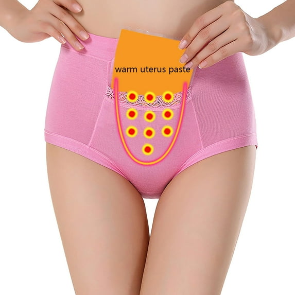 Women'S Panties Butt Lifting Panties Large Textile Pocket for Menstruation Warm Baby High Waist Anti Side Leakage Big Aunt Sanitary Physiological Period Panties