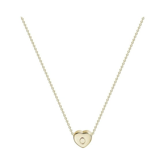 Clearance! Women's Silver Initial Necklace Stainless Steel Love Heart Tiny Letter Necklace Personalized Name Jewelry for Girlfriend Gift 26 Alphabet Letters (O)