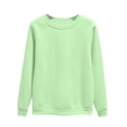 thumbnail image 1 of Clearance Women's Sweatshirts Women's Plain Versatile Sweatshirt Without Hood Large Sizes Basic Long Sleeve Autumn Winter Long Sleeve Tops Casual Crew Neck Jumper Shirt Sweatshirt, 1 of 5