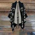 thumbnail image 1 of Clearance Women's Travel Plaid Shawl Wraps Open Front Poncho Cape Warm Oversized Sweaters Casual Cardigan Shawls For Fall Winter Clearance Sale, 1 of 4