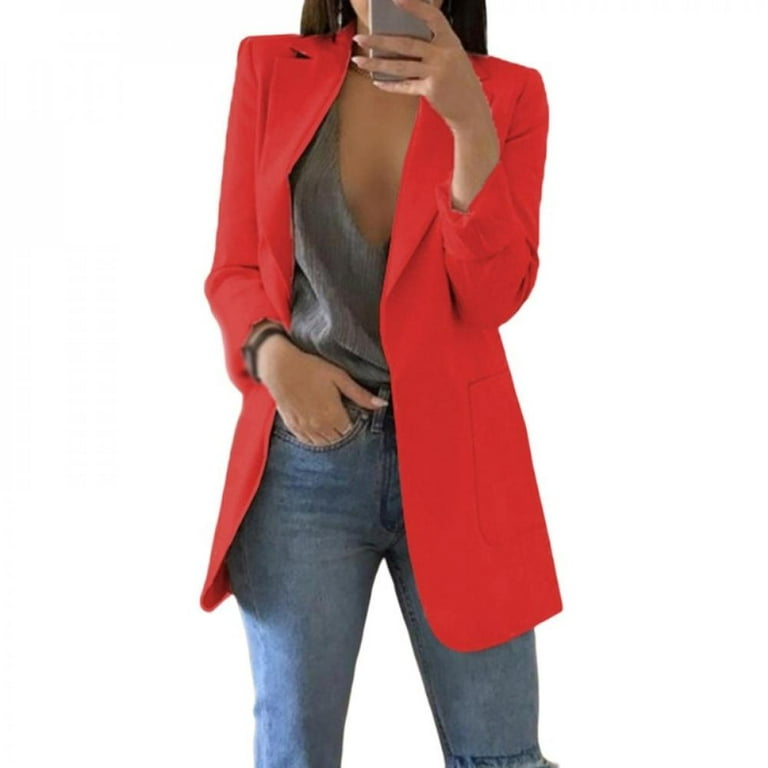 Long length boyfriend blazer sale