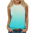 thumbnail image 1 of Erwazi Womens Summer Tank Tops Plus Size Round Neck Sleeveless Shirts Basic Tops for Women Casual Loose Tees, 1 of 4