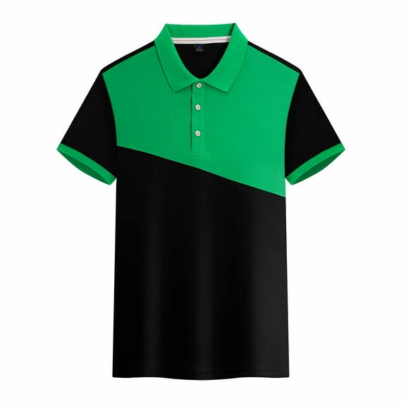 Womens Clothing Homenesgenics Womens Tops Women's Solid Sports Dry Shirt Men's and Women's Short Sleeve V-Neck Tops/Shirt Green L