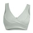 Clearance! Womens Maternity Bra Front Wraps Breathable Wire Sleep Bra