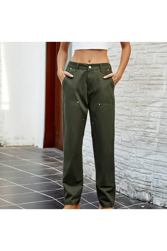 Womens Straight Leg Jeans Straight Leg 90's Boyfriend Jeans Vintage Baggy Denim Pants