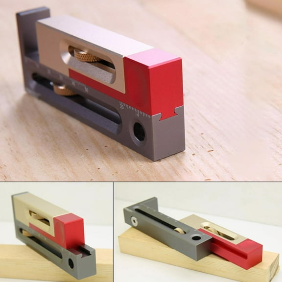 Clearance Woodworking Tools under $30,Woodworking Tools Sawing Table Saw Joint Adjuster Tenon And Joint Maker Movable Measuring Block Length Compensation
