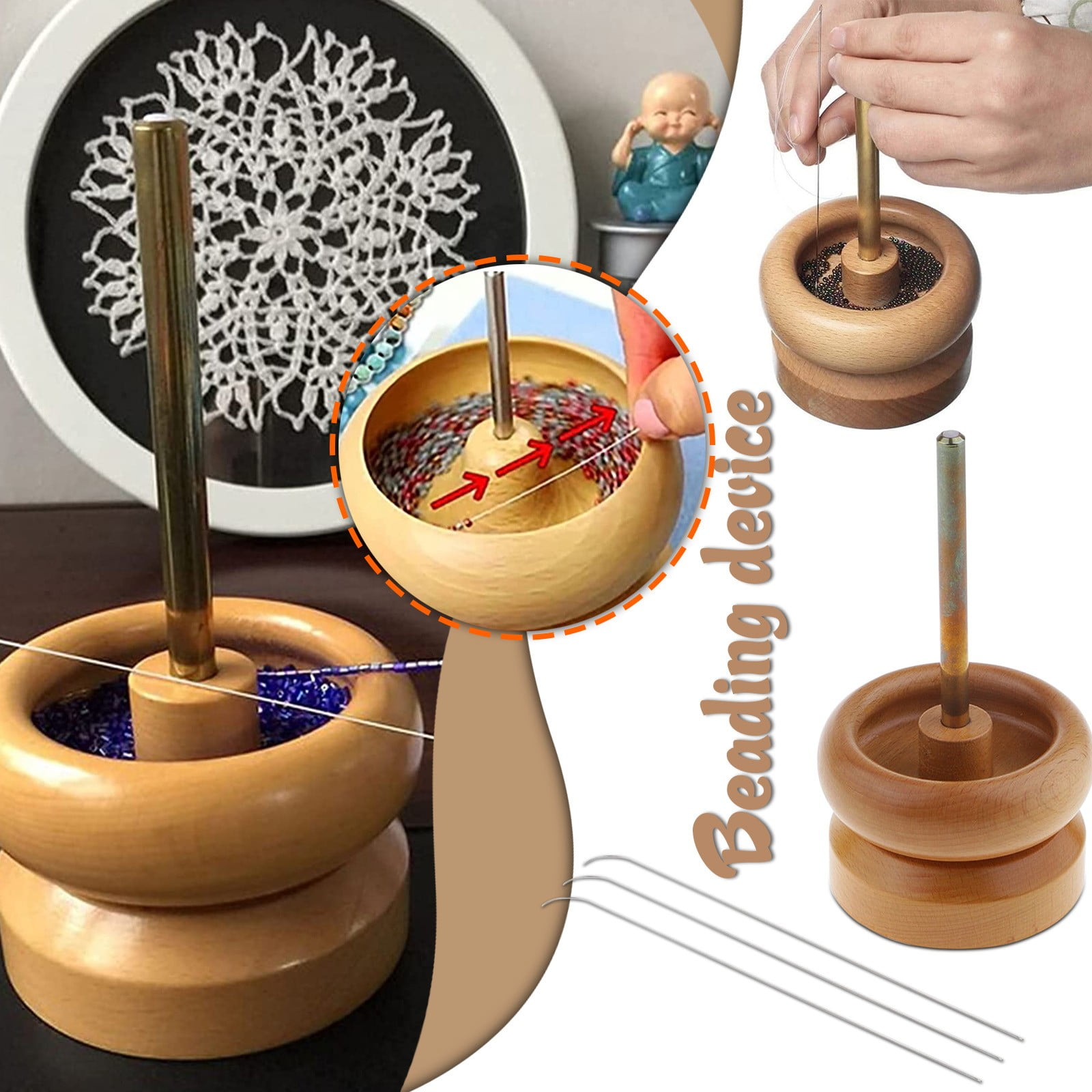 Clearance Woodworking Tools under $20,Supplies Seed Holder Wooden DIY Making Bracelet Jewelry Crafting Tool Tools Bead Tools & Home Improvement