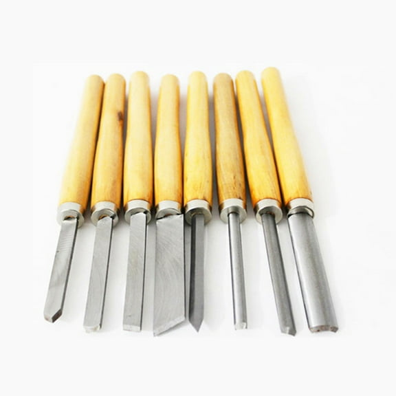 Clearance Woodworking Tools under $30,For Wood Chisel Woodworking Set Piece Chisel Gouge Tools Turning 8 Set Lathe Tool&Home Improvment