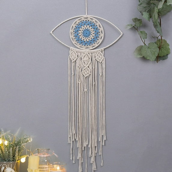 Clearance!!!Woven Wall Hanging Dream Catcher- Boho Chic Bohemian Home Decor Wall Art Decor Beautiful Apartment Dorm Room Door Decoration